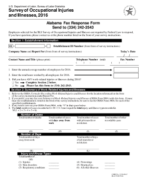 BLS Survey of Occupational Injuries and Illnesses
