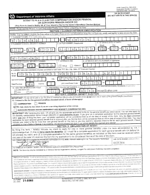 VA Form 21-0966