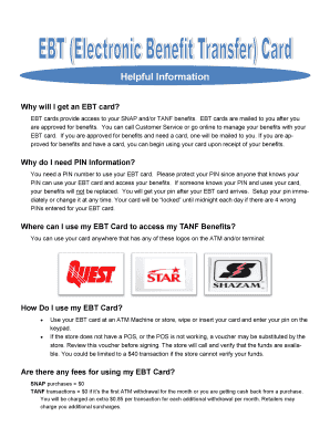 Fillable Online dss mo Why will I get an EBT card Fax Email Print ...