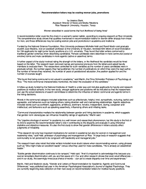 Supervisor recommendation for promotion letter for employee - Recommendation letters may be costing women jobs, promotions - nass usda