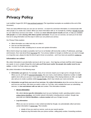 Last modified: August 29, 2016 (view archived versions) (The hyperlinked examples are available at the end of this