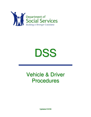 DSS Vehicle and Driver Procedure