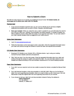 Healthcare Claim Form