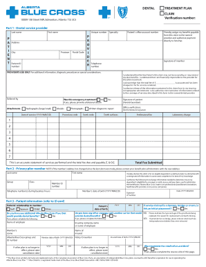 Dental Claim Form