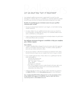 Qualified Rollover Request Form