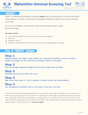 Malnutrition Universal Screening Tool