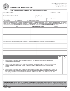 Illinois Producer Authorization Form