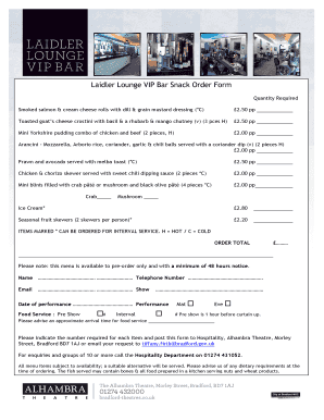 Fillable Online Laidler VIP Bar Letterhead template Fax Email Print ...