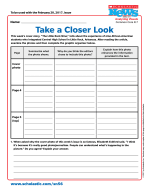 Analyzing Visuals Worksheet