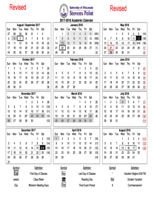 Stevens Academic Calendar 2022 9 Printable Calendar 2018 Forms And Templates - Fillable Samples In Pdf,  Word To Download | Pdffiller