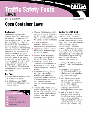 Fillable Online nhtsa Open Container Laws - nhtsa Fax Email Print ...