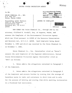ANSWER TO COMPLAINT (TRANSMITTAL LETTER ATTACHED)