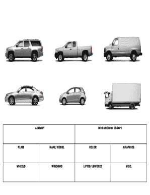 Vehicle Description Form