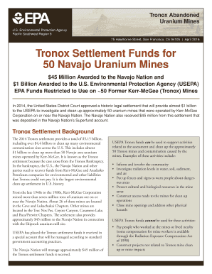 Tronox Settlement Fact Sheet (PDF) - epa