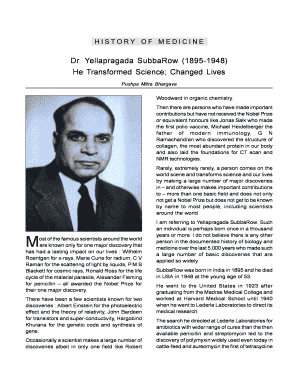 He Transformed Science; Changed Lives - medind nic
