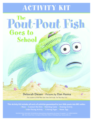 Pout-Pout Fish School Activity Kit