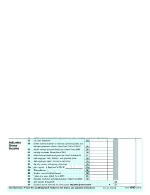 US Individual Income Tax Return 2016