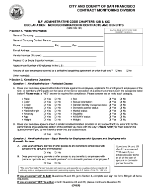 San Francisco Non-Discrimination in Contracts Declaration