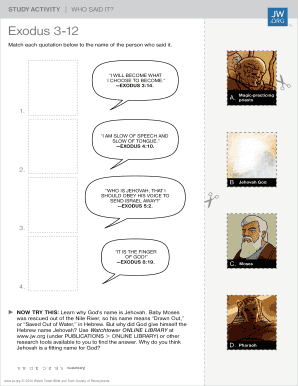 Bible Study Activity