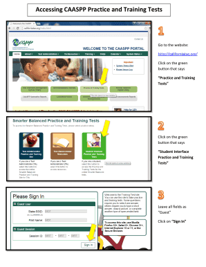 Fillable Online iusd Accessing CAASPP Practice and Training Tests ...