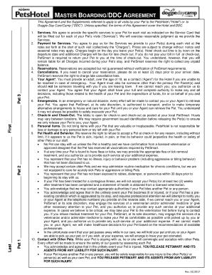 PetSmart Master Boarding/DDC Agreement