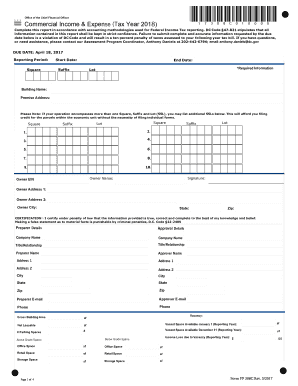DC Commercial Income & Expense Report