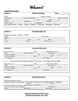 Patient Registration Form