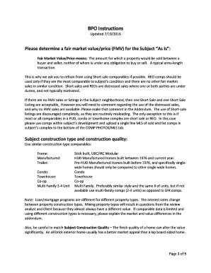 Fillable Online BPO Instructions Fax Email Print - pdfFiller