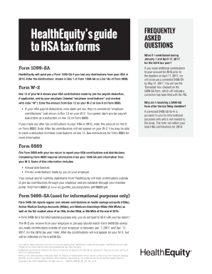 HealthEquity Guide to HSA Tax Forms