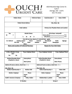 Patient Registration Form