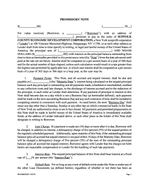 Promissory Note Agreement