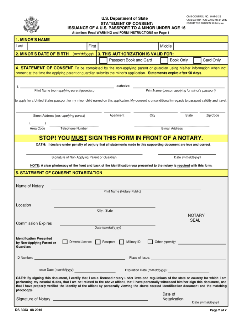 Ds 3053 Fill Out Sign Online DocHub
