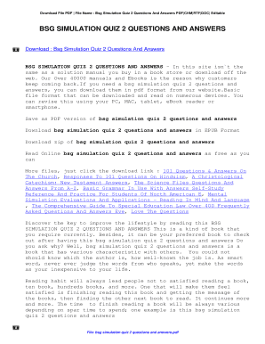Bsg Simulation Quiz 2 Questions And Answers. Bsg Simulation Quiz 2 Questions And Answers