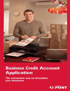 Australia Post Business Credit Account Application