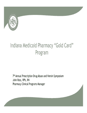 Indiana medicaid application printable - Microsoft PowerPoint - Combined Gold Card and Recovery Works Presentation 10 14 16 Compatibility Mode