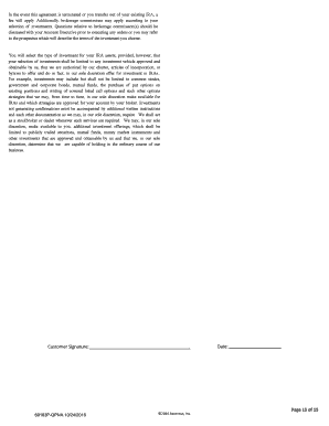Individual Retirement Custodial Account Agreement