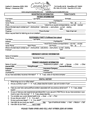 Patient Registration Form