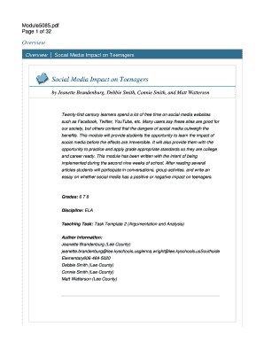 Social Media Impact on Teenagers - education ky