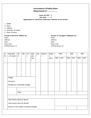 GST Invoice Reference Application