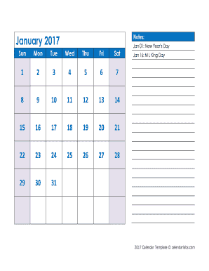 2017 Monthly Calendar - CalendarLabs.com. 2017 Monthly Calendar - CalendarLabs.com