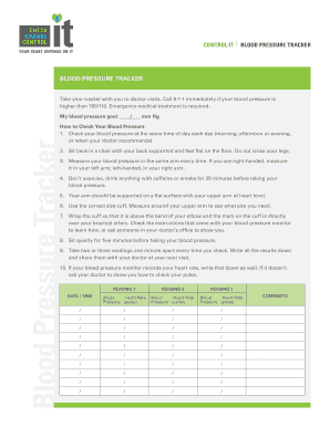 Blood Pressure Tracker - odh ohio