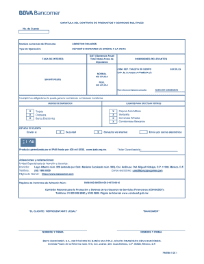 Contrato de Depósito Bancario de Dinero a la Vista