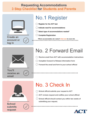 Fillable Online act Requesting Accommodations - act Fax Email Print ...