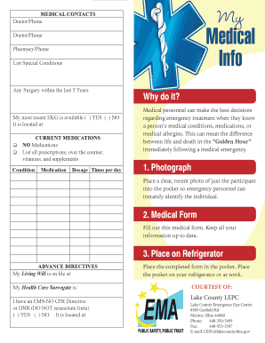 Emergency Medical Information Form