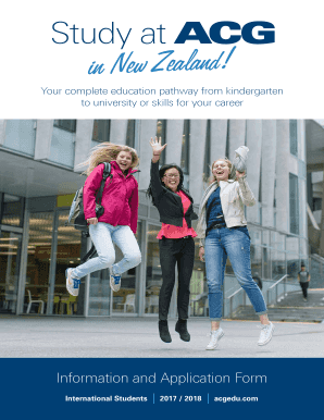 ACG International Student Application Form