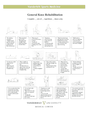 Vanderbilt Sports Medicine Knee Rehabilitation Guide