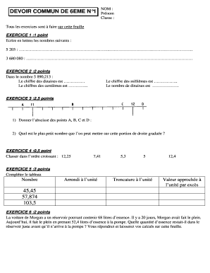 6th Grade Common Homework Assignment