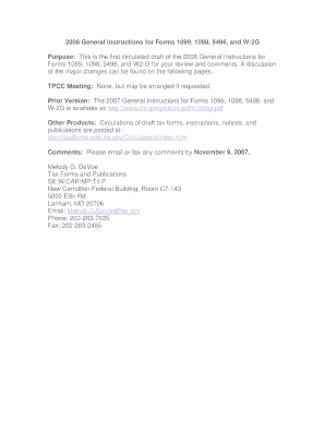 2008 General Instructions for Forms 1099, 1098, 5498, and W-2G