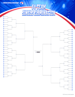 18 team bracket - 64 TEAM SINGLE ELIMINATION - American Cornhole Organization