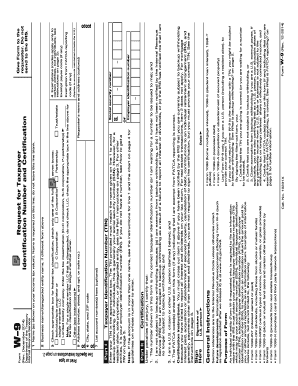 IRS Form W-9 Request for Taxpayer Identification Number and Certification